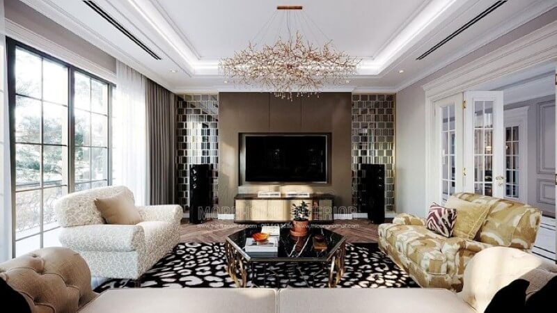 Thiết kế phòng karaoke gia đình, đẹp, sang trọng.